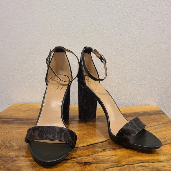 Sam Edelman Shoes - Sam Edelman Yaro Block Heel Animal Print Sandals